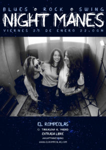 Night Manes en concierto!! @ Rompeolas Locales