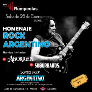 Concierto Homenaje Rock Argentino @ Rompeolas Locales