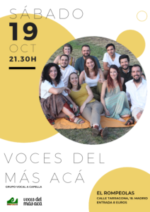 Voces del más acá: grupo vocal a capella @ Rompeolas Locales