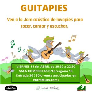 GUITAPIES: jam de guitarras @ Rompeolas Locales