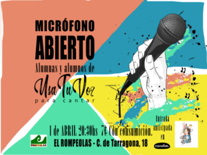 Usa tu voz para cantar: Micro Abierto @ Rompeolas Locales